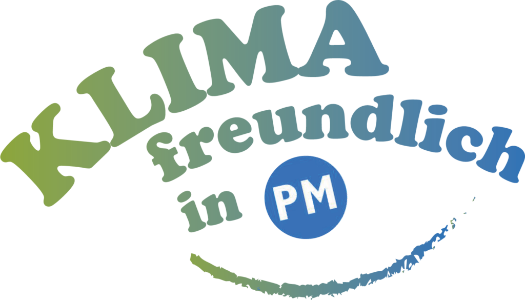Logo Klimaschutz PM "Klimafreundlich in PM"
